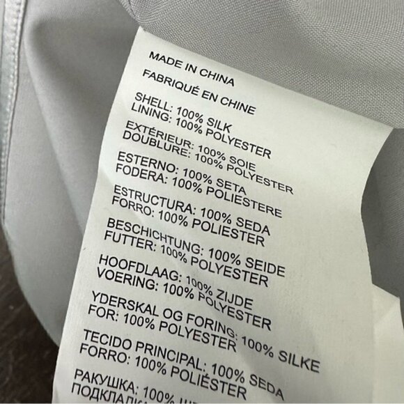 Club Monaco 100% Silk Slip Dress Racer Back Spaghetti Strap Size 00 - Picture 7 of 8